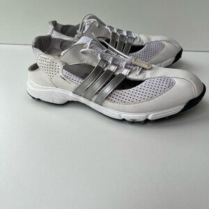 ⛳️ adidas Women's White and Silver Golf Climacool Size 8 Shoes
